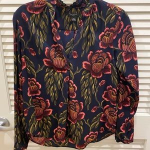 Ann Taylor floral blouse. Size XXSP